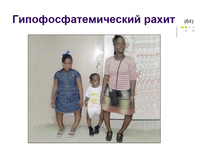 Гипофосфатемический рахит   (64)